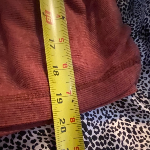 Miss Love y2k Doleman sleeve cropped ribbed top S oversized #41 30%off w ♥️ - Picture 4 of 5